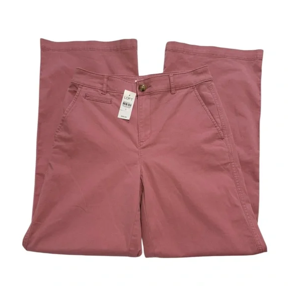 LOFT Monroe Wide Leg Trousers size 0 NWT - Picture 3 of 6